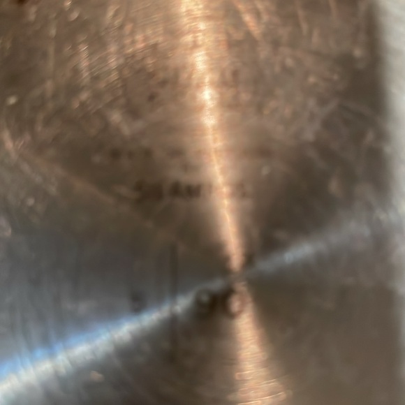 Shiny wok pan by Silampos 12” wide at top Two handles Some scratches on inside. - Picture 2 of 5